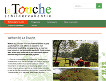 Tablet Screenshot of latouche-schildervakantie.nl